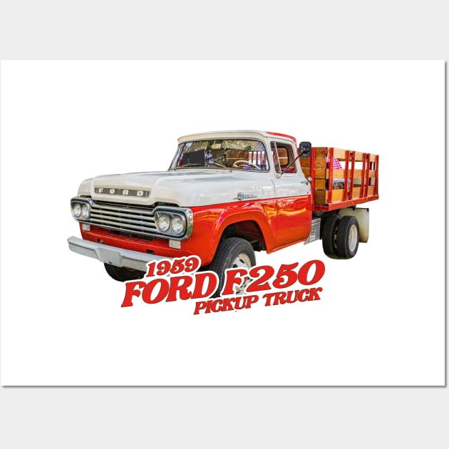 1959 Ford F250 Pickup Truck Wall Art by Gestalt Imagery